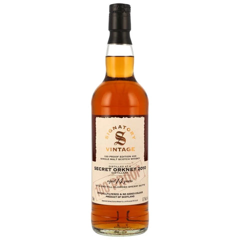 시그나토리 시크릿 오크니 2010 빈티지 14년 프루프 에디션 #23 - whisky