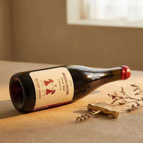 AI wine scene - 막심 크로테 부르고뉴 루즈 '엘레강스' 2023