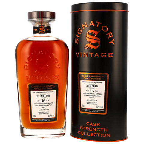 글렌 엘긴 16년 2009/2026 1st 필 아마로네 캐스크 피니쉬 #11 시그나토리 CS 53.5도 700ml