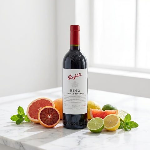 AI wine scene - 펜폴즈 빈 2 쉬라즈 무르베드르 2019