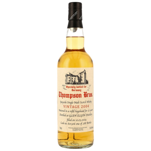 Glen Elgin 2004/2026 22y Refill Hogshead #801306 Thompson Bros. German Exclusive