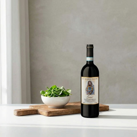 AI wine scene - 일 마로네토 로쏘 디 몬탈치노 셀레지오네 이그나시오 2022