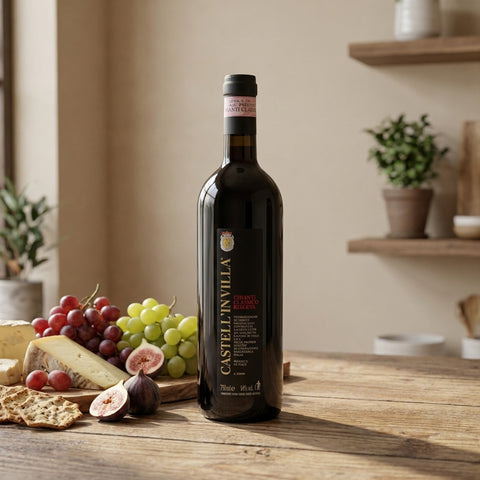 AI wine scene - 카스텔린 빌라 끼안티 클라시코 리제르바 2019