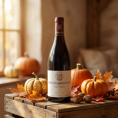 AI wine scene - 도멘 드루앙 라로즈 쥬브레 샹베르탱 1er 끌로 프리에르 2018