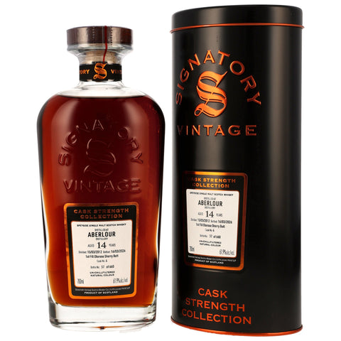 아벨라워 14년 1st Fill 올로로소 셰리 벗 시그나토리 CS 2012/2026 #4 61.9도 700ml