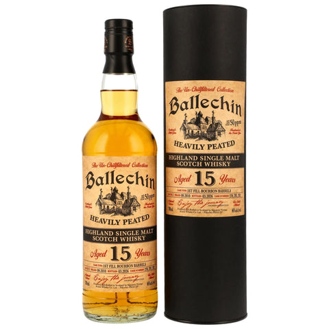 발레친 15년 CS 2010/2026 헤빌리 피티드 1st Fill Bourbon Barrels