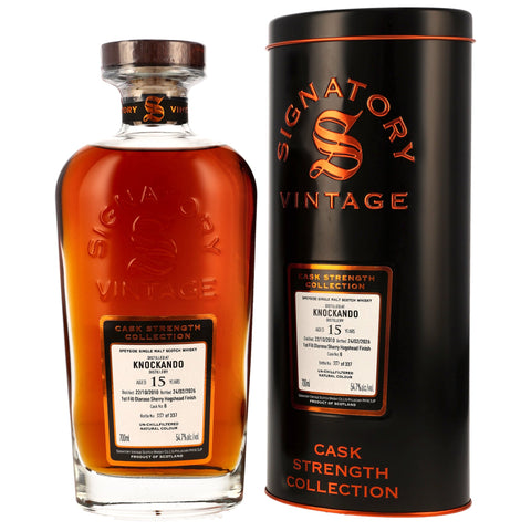 Knockando 2010/2026 15 y.o. 1st Fill Oloroso Sherry Cask Finish #8 Signatory CS wine