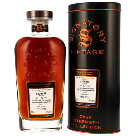 Ardmore 2009/2026 16 y.o. 1st Fill PX Sherry Cask Finish #1 Signatory CS wine