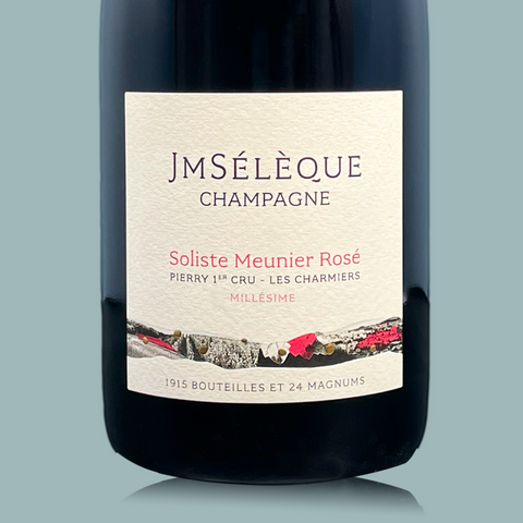 J-M Sélèque Soliste Meunier Rosé Label