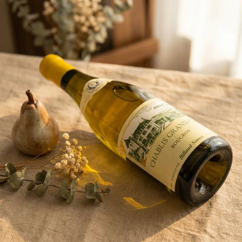 AI wine scene - 비요 시몽 샤블리 그랑 크뤼 부그로 2016