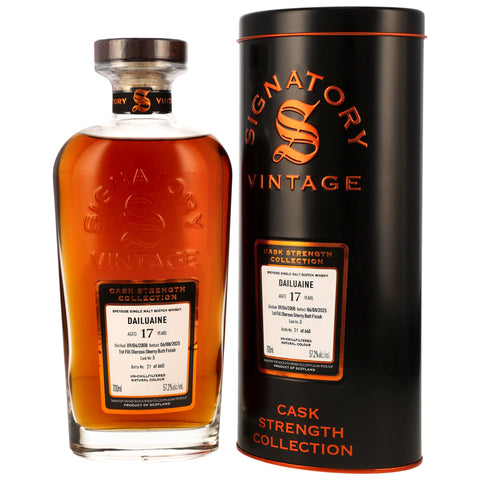 달루언 17년 2008/2025 1차 올로로소 셰리 버트 #3 시그너토리 빈티지 CS 컬렉션 57.2% 700ml