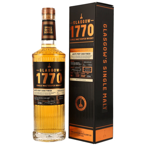 Glasgow 1770 - 2019/2026 - 6 y.o. - Triple Distilled White Port Cask Finish wine