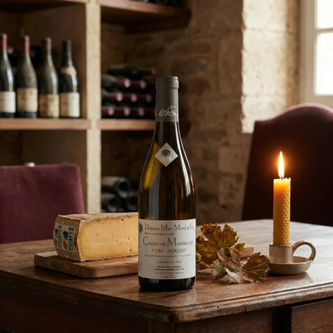 AI wine scene - 도멘 마크 모레이 샤샤뉴 몽라쉐 1er 크뤼 모르조 블랑 2018