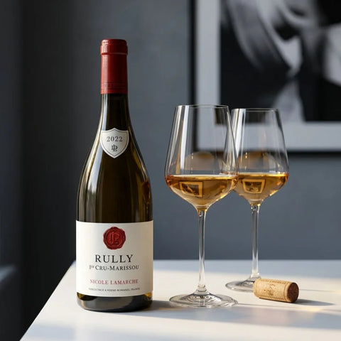 AI wine scene - 2022 Nicole Lamarche Marissou Blanc