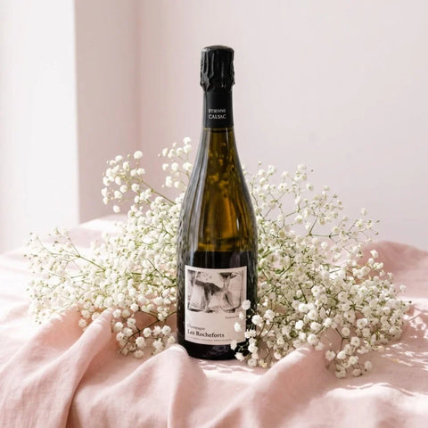 AI wine scene - 에띠앙 깔삭 레 호슈포 블랑드브랑 1er 엑스트라 브뤼