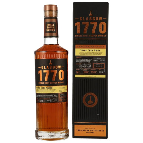 글래스고 1770 5년 2018빈티지 피티드 토카이 캐스크 피니시 - whisky