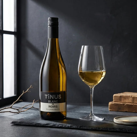 AI wine scene - 구펜스 하이넨 샤또 데 투레트 티뉘스 블랑 드 누아 2023