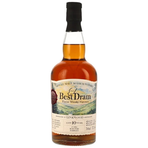 [한정]베스트 드람 링크우드 2013 10년 퍼스트 필 루비 포트 바리끄 - whisky