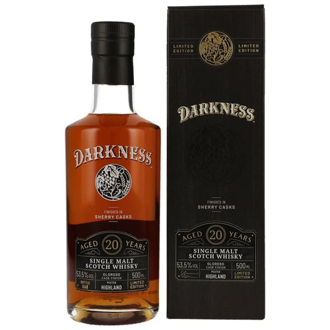 [한정]다크니스 하이랜드 20년 올로로소 캐스크 53.5% - whisky