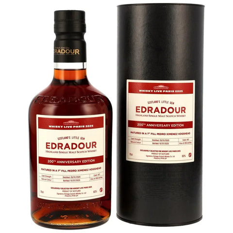 [한정] 에드라두어 5년 퍼스트 필 PX 캐스크 200주년 한정판 Whisky Live Paris 2025 - whisky
