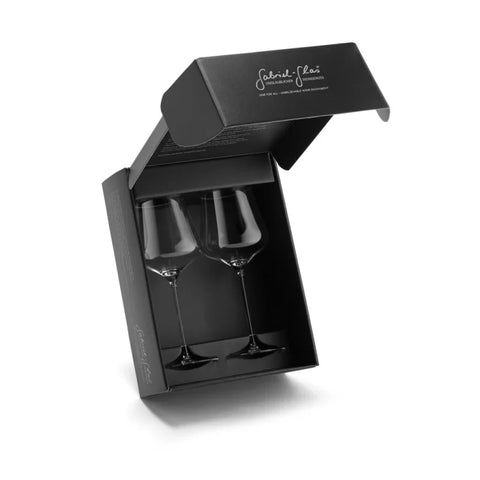 [한정] 가브리엘 골드 에디션 글라스 2본입 세트 (박스포함) - 와인글라스