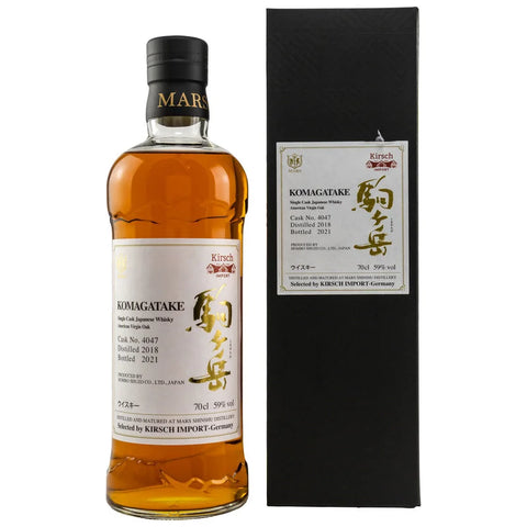 [한정]마르스 신슈 고마가타케 2018빈티지 싱글캐스크 - whisky