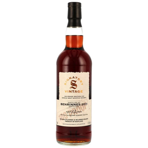 [한정]시그나토리 벤리네스 2011빈티지 13년 100 프루프 에디션 #33 - whisky