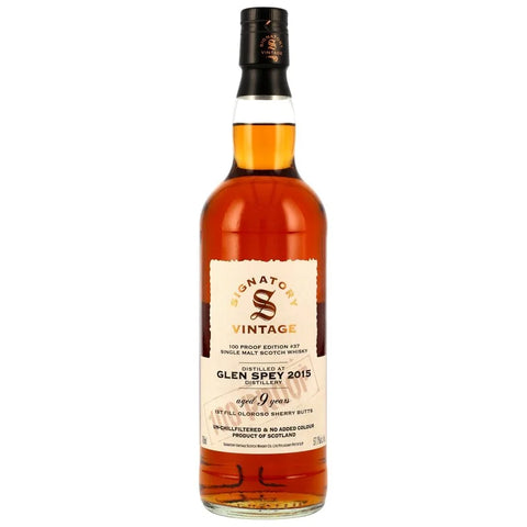 [한정]시그나토리 글렌 스페이 9년 2015 빈티지 100 프루프 에디션 #37 - whisky