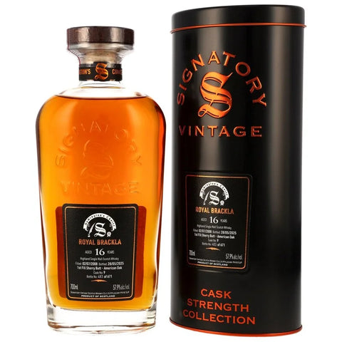 [한정]시그나토리 로얄 브라클라 퍼스트 필 셰리 붓 시밍턴 초이스 16년 - whisky