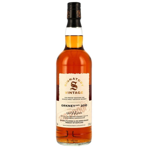 [한정]시그나토리 오크니(HP) 14년 2010 빈티지 100 프루프 에디션 #38 - whisky