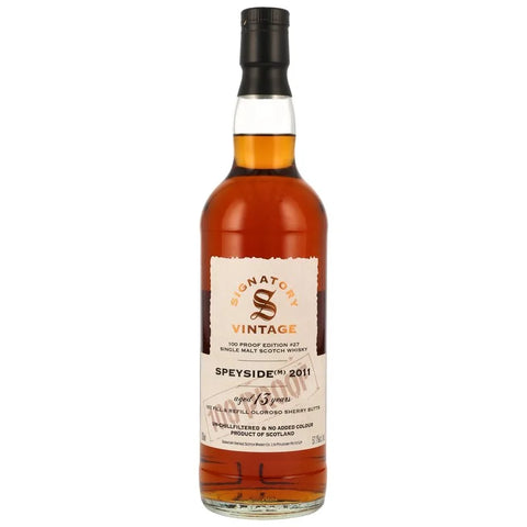 [한정]시그나토리 스페이사이드(M) 2011 빈티지13년 프루프 에디션 #27 - whisky