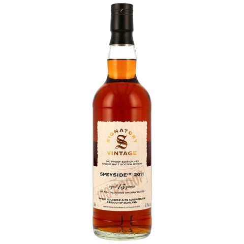 [한정]시그나토리 스페이사이드(M) 2011 빈티지13년 프루프 에디션 #29 - whisky