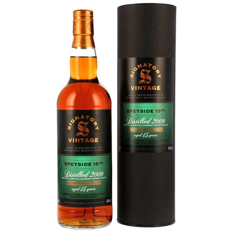 [한정]시그나토리 시크릿 스페이사이드(M) 2009 빈티지 15년 스몰 배치 에디션 no.19 - whisky