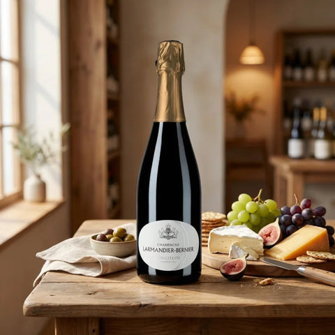 AI wine scene - [한정특가] 라망디에 베르니에 '론지튜드' 프리미에 크뤼 엑스트라 브뤼 샴페인