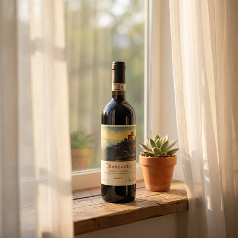 AI wine scene - 카스텔로 디 몬산토 키안티 클라시코 안나타 2021