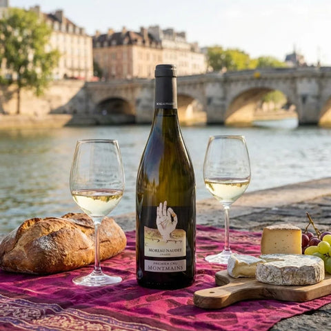 AI wine scene - 2021 Moreau-Naudet Montmains