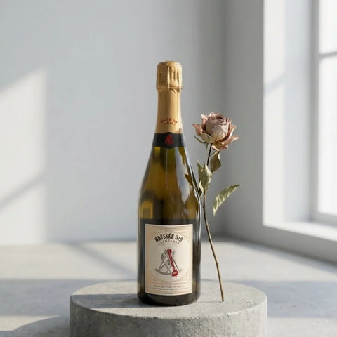 AI wine scene - 오디세이 319 블랑 드 블랑 그랑 크뤼