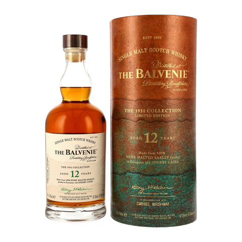 Balvenie 12 y.o. The 1931 Collection Home Malted Barley Sherry Cask Finish