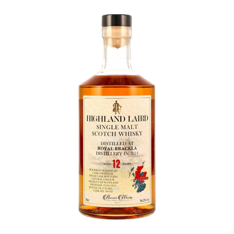 Royal Brackla 2014/2026 12 y.o. Bourbon Hogshead #301482 Highland Laird Cask Strength