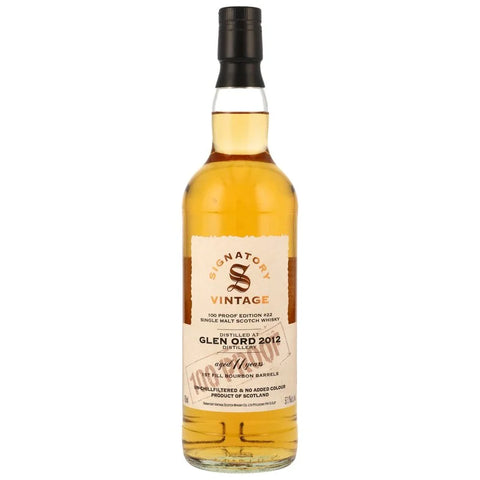 시그나토리 글렌오드 2012 빈티지 11년 프루프 에디션 #22 - whisky
