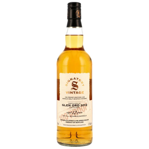 시그나토리 글렌오드 2012 빈티지 12년 프루프 에디션 #46 - whisky