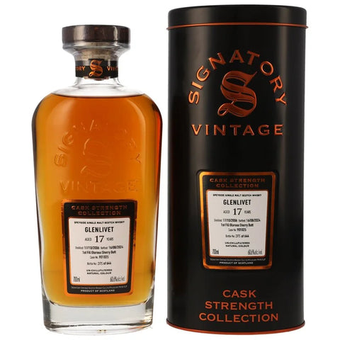 시그나토리 글렌리벳 17년 빈티지 2006 CS 60.6% - whisky