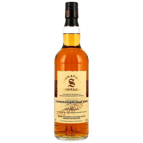 시그나토리 카메론브릿지 2009 빈티지 16년 100 프루프 그레인 에디션 #3 - whisky
