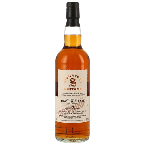시그나토리 쿨일라 2015 9년 프루프 에디션 #26 - whisky