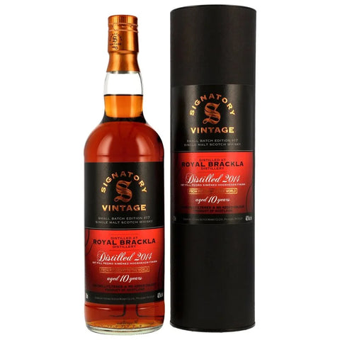 시그나토리 로얄 브라클라 2014 빈티지 10년 스몰 배치 에디션 no.17 - whisky