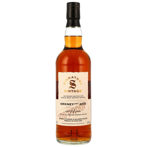 시그나토리 오크니(HP) 2010 빈티지 14년 프루프 에디션 #30 - whisky