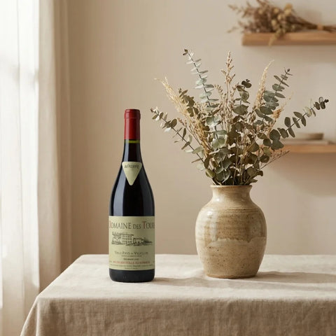 AI wine scene - 샤또 데 투르 코트 뒤 론 리저브 루즈 2020