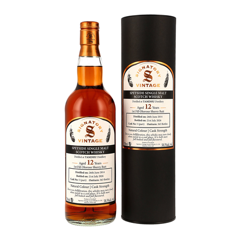 시그나토리 탐두 2014/2026 12년 1st Fill 올로로소 셰리 벗 #5 CS 58.5도 700ml